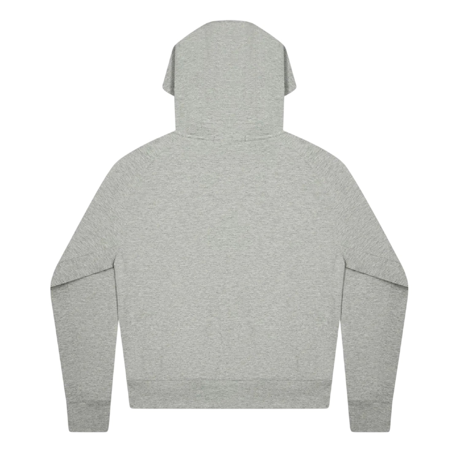 Grey - Back - No Fear Mens Logo Cotton Full Zip Hoodie