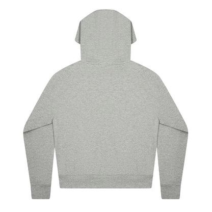 Grey - Back - No Fear Mens Logo Cotton Full Zip Hoodie
