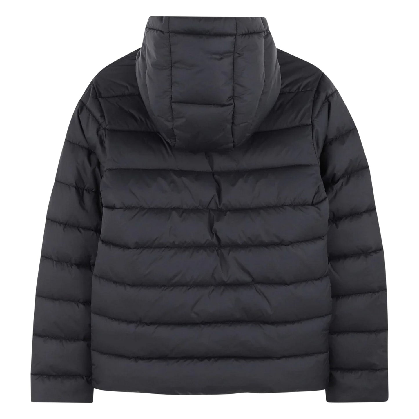 Black - Back - Boss Childrens-Kids Puffer Jacket