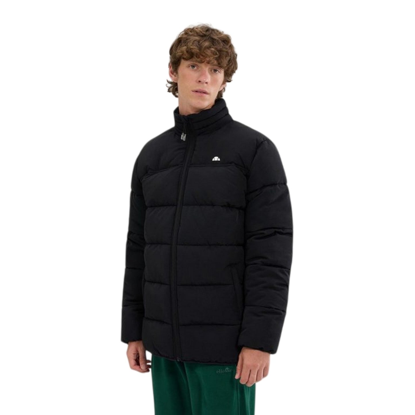 Black - Side - Ellesse Mens Nebulus Puffer Jacket