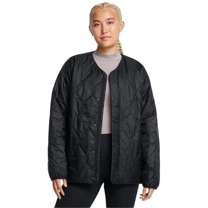 Black - Lifestyle - Under Armour Womens-Ladies Diamond Quilt Puffer Jacket