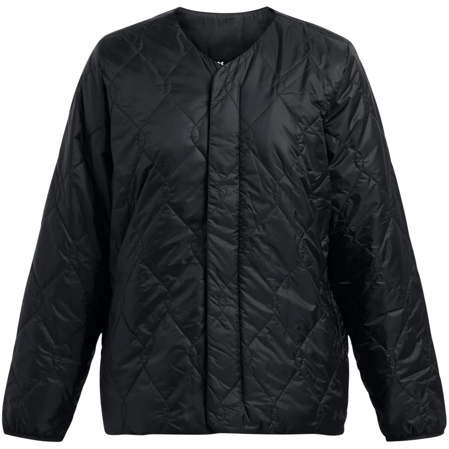 Black - Front - Under Armour Womens-Ladies Diamond Quilt Puffer Jacket