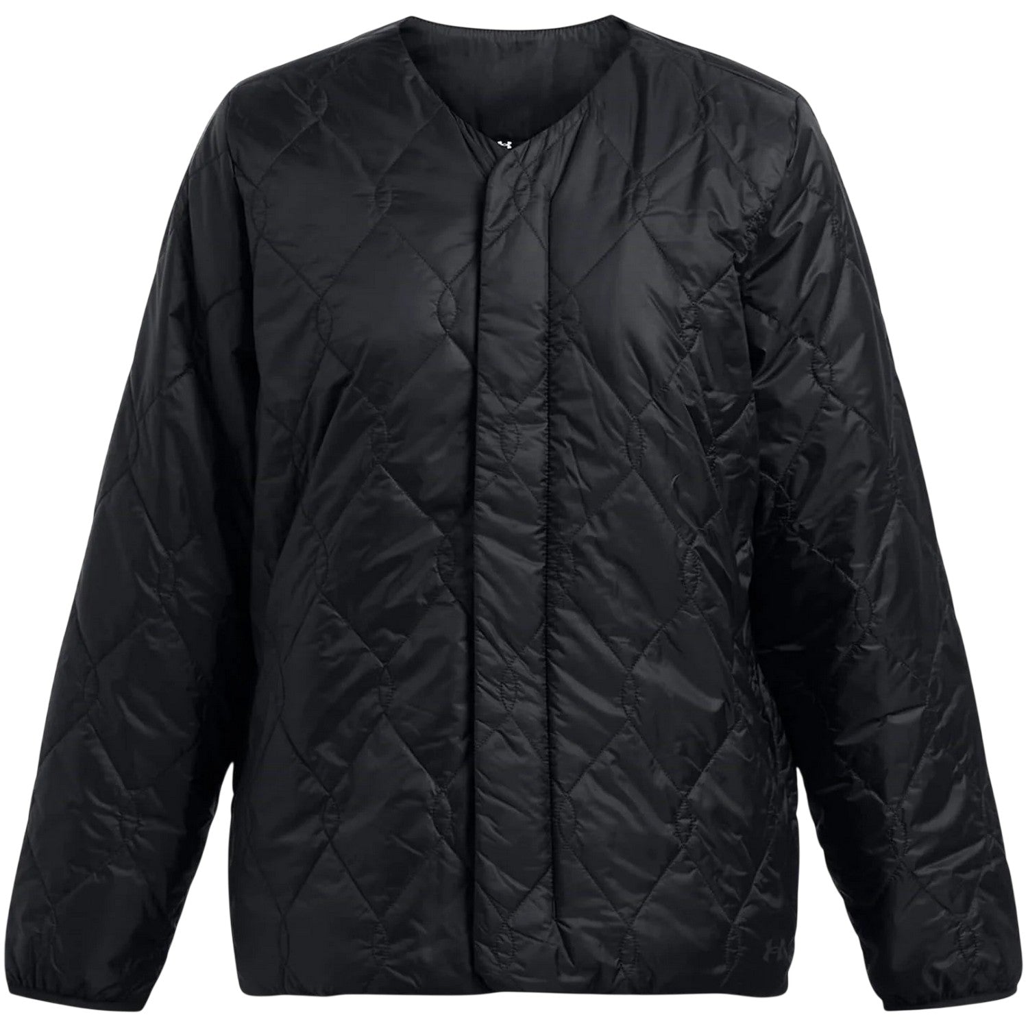 Black - Front - Under Armour Womens-Ladies Diamond Quilt Puffer Jacket