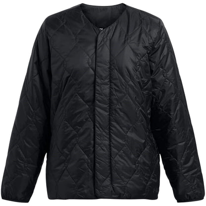 Black - Front - Under Armour Womens-Ladies Diamond Quilt Puffer Jacket
