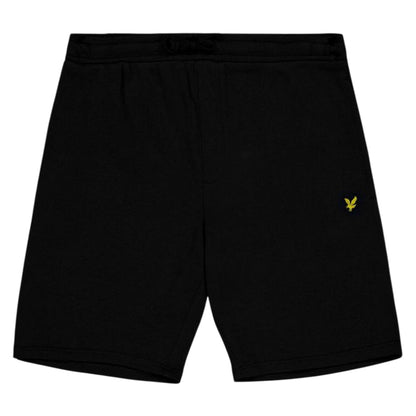 Dark Navy - Front - Lyle & Scott Childrens-Kids Fleece Logo Shorts
