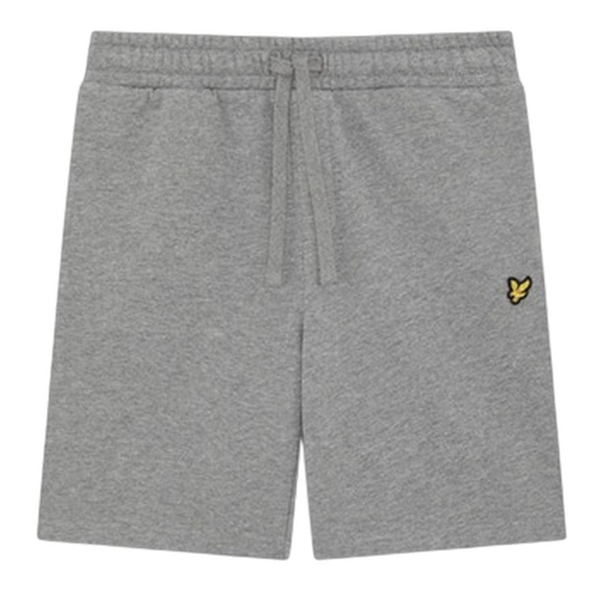 Grey - Front - Lyle & Scott Childrens-Kids Fleece Logo Shorts