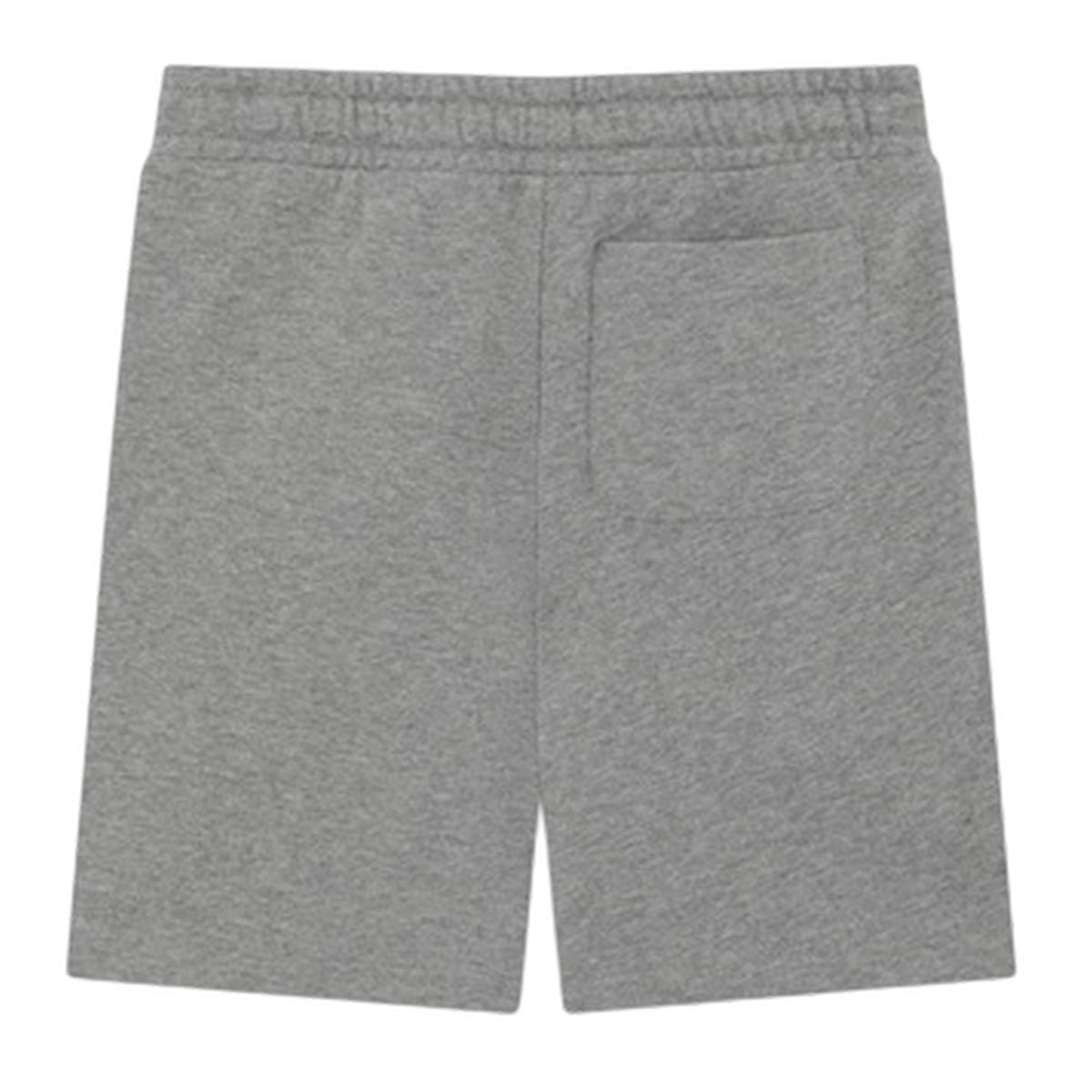 Grey - Back - Lyle & Scott Childrens-Kids Fleece Logo Shorts