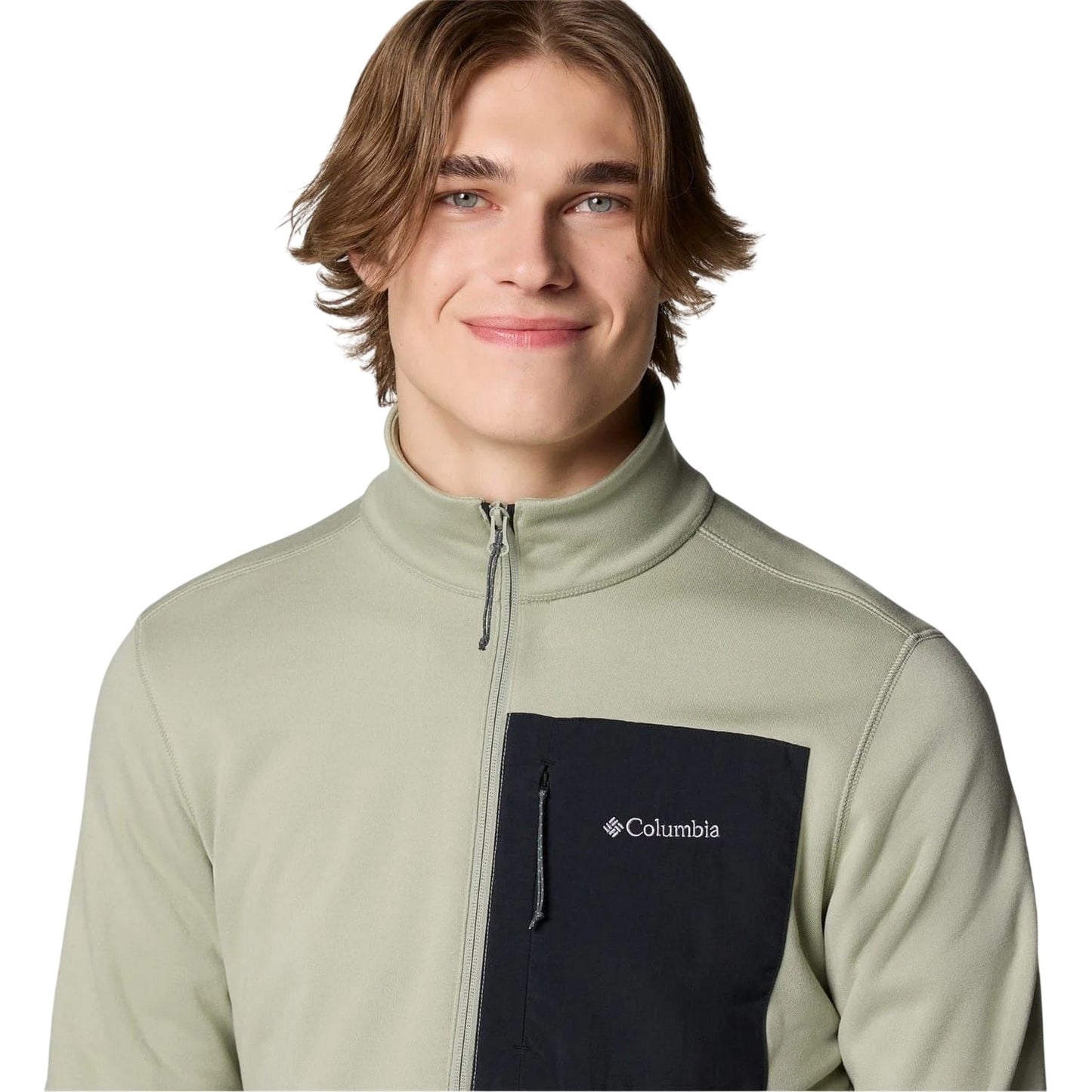 Safari - Side - Columbia Mens Hike Funnel Neck Sweatshirt