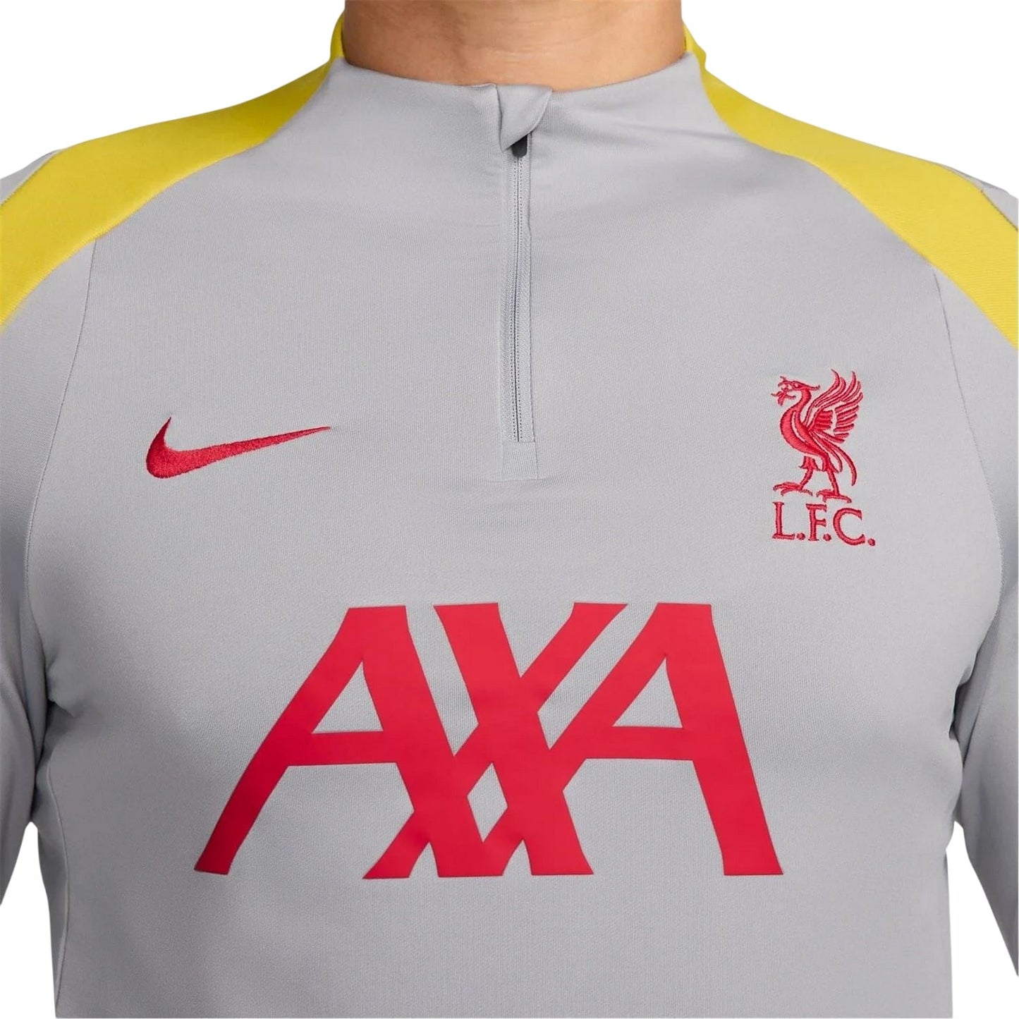 Grey - Side - Nike Unisex Adult Strike Dri-FIT Drill Top