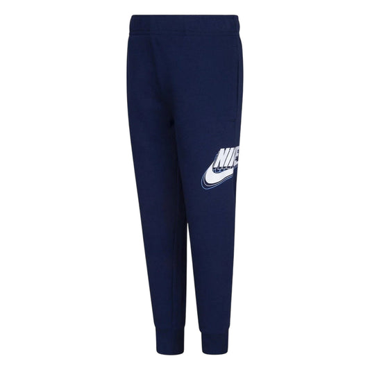Midnight Navy - Front - Nike Childrens-Kids Graphic Print Jogging Bottoms