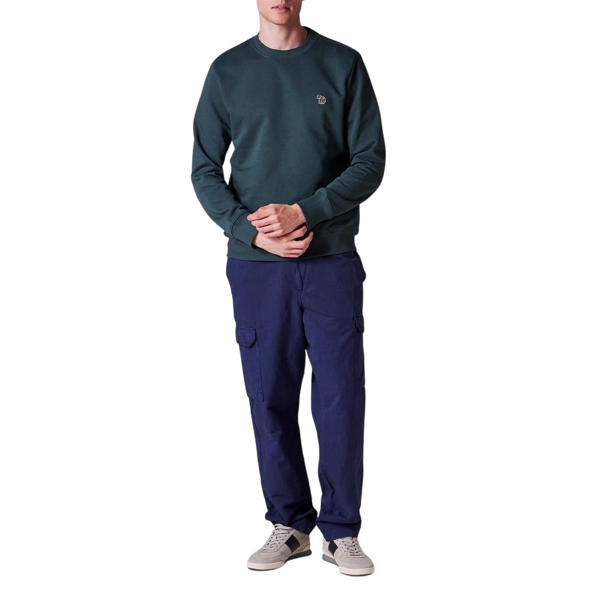 Green - Lifestyle - Paul Smith Mens Zebra Crew Neck Sweatshirt