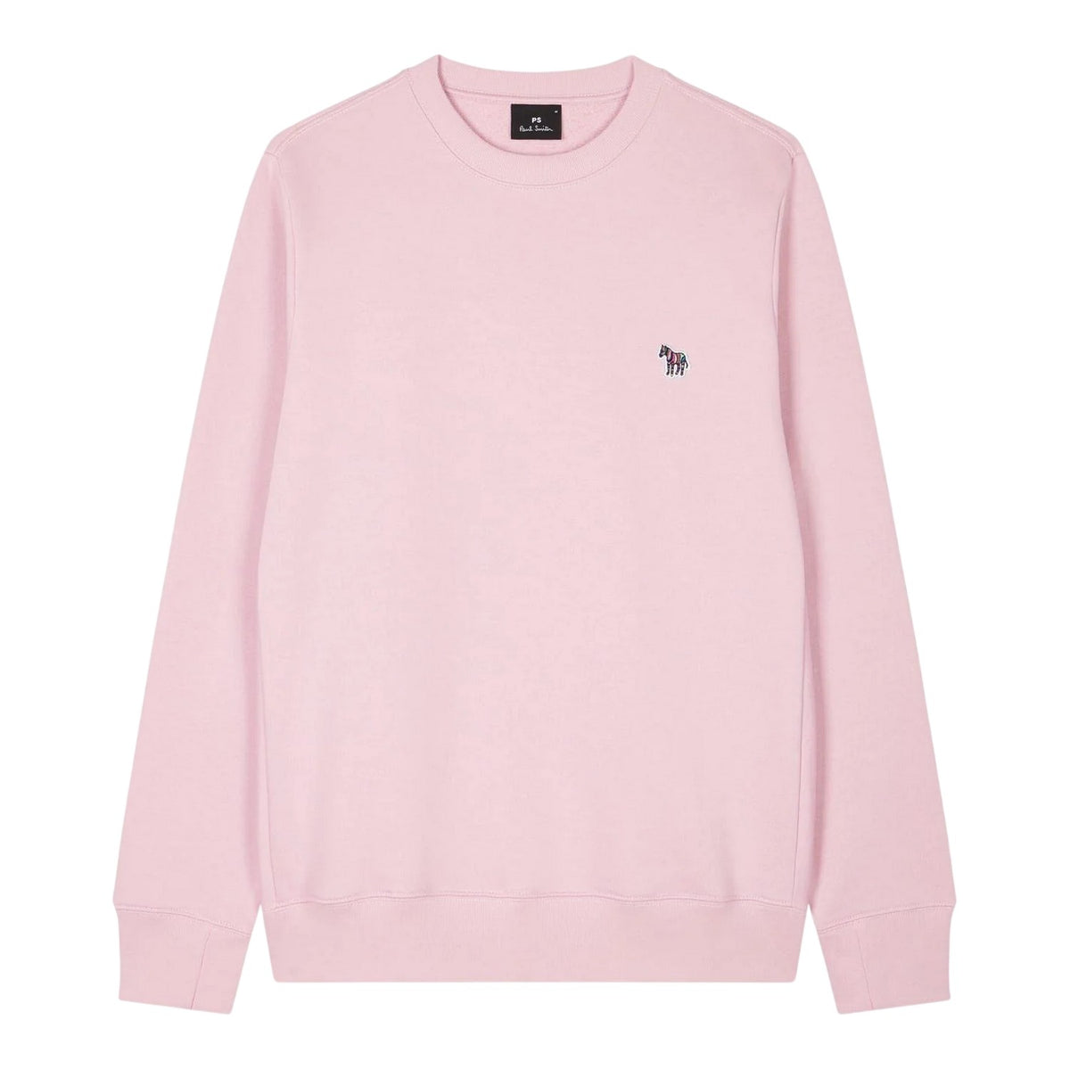 Pink - Front - Paul Smith Mens Zebra Crew Neck Sweatshirt