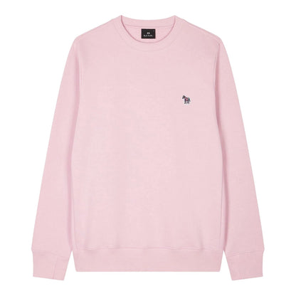 Pink - Front - Paul Smith Mens Zebra Crew Neck Sweatshirt