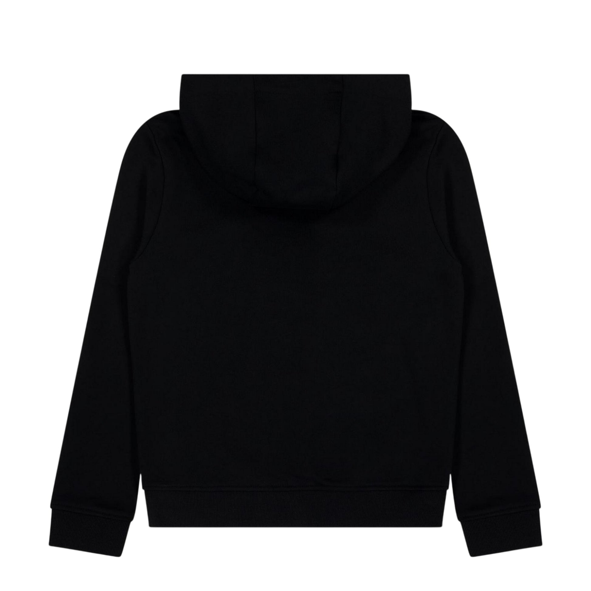 Black - Back - Lyle & Scott Childrens-Kids Eagle Towelling Logo Hoodie
