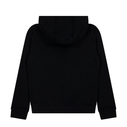 Black - Back - Lyle & Scott Childrens-Kids Eagle Towelling Logo Hoodie