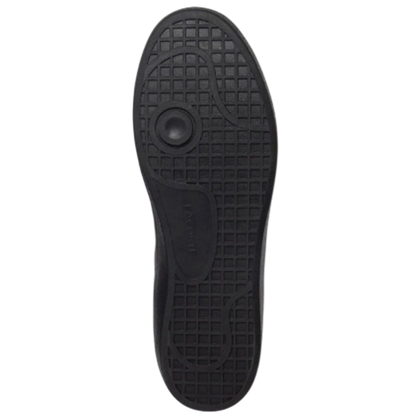 Black - Pack Shot - Lacoste Mens Baseshot Evo Crocodile Leather Flat Trainers