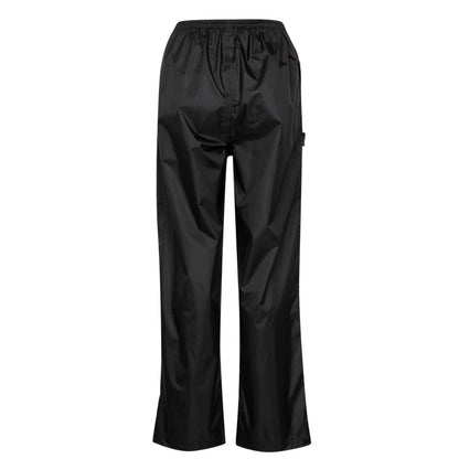 Black - Back - Karrimor Womens-Ladies Packaway Waterproof Trousers