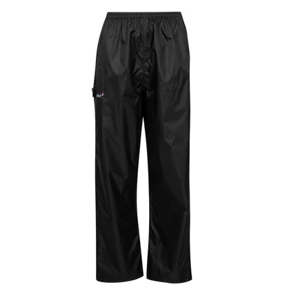 Black - Front - Karrimor Womens-Ladies Packaway Waterproof Trousers
