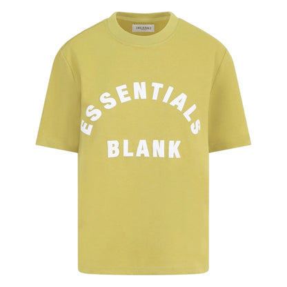 Mustard - Front - Blank Essentials Unisex Adult Arch Cotton T-Shirt