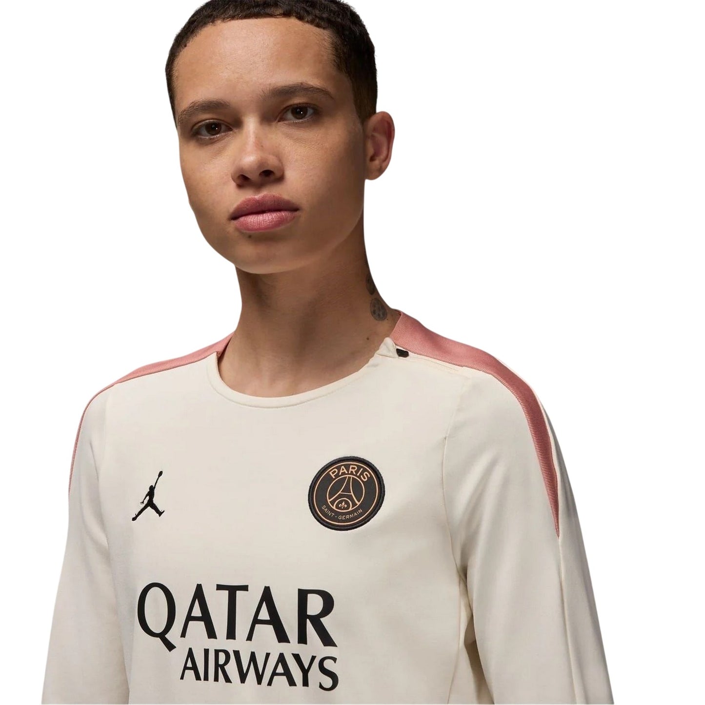 Beige - Side - Nike Unisex Adult Strike Paris Saint Germain FC Third Jersey
