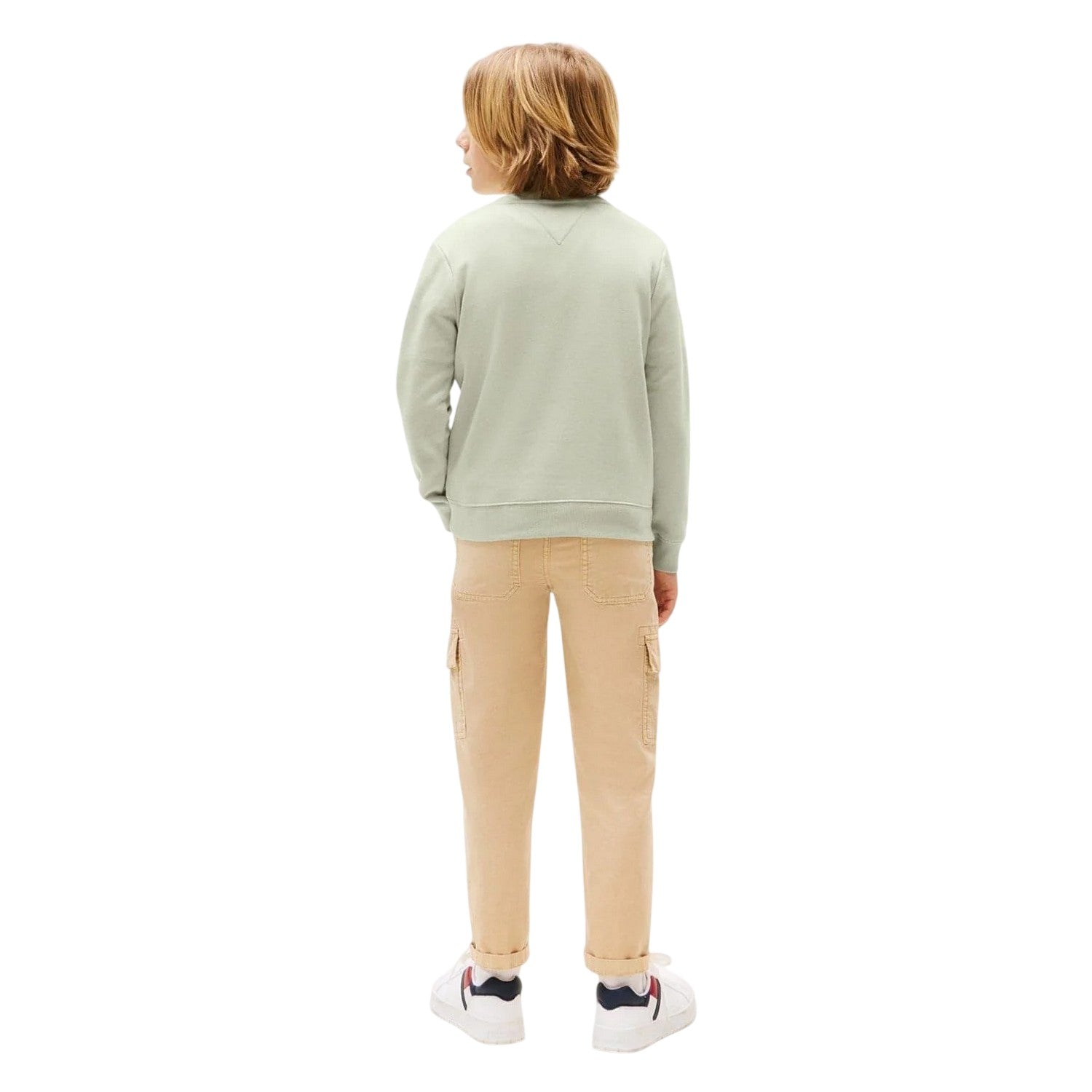 Misty - Back - Tommy Hilfiger Childrens-Kids Cotton Blend Crew Neck Regular Sweatshirt