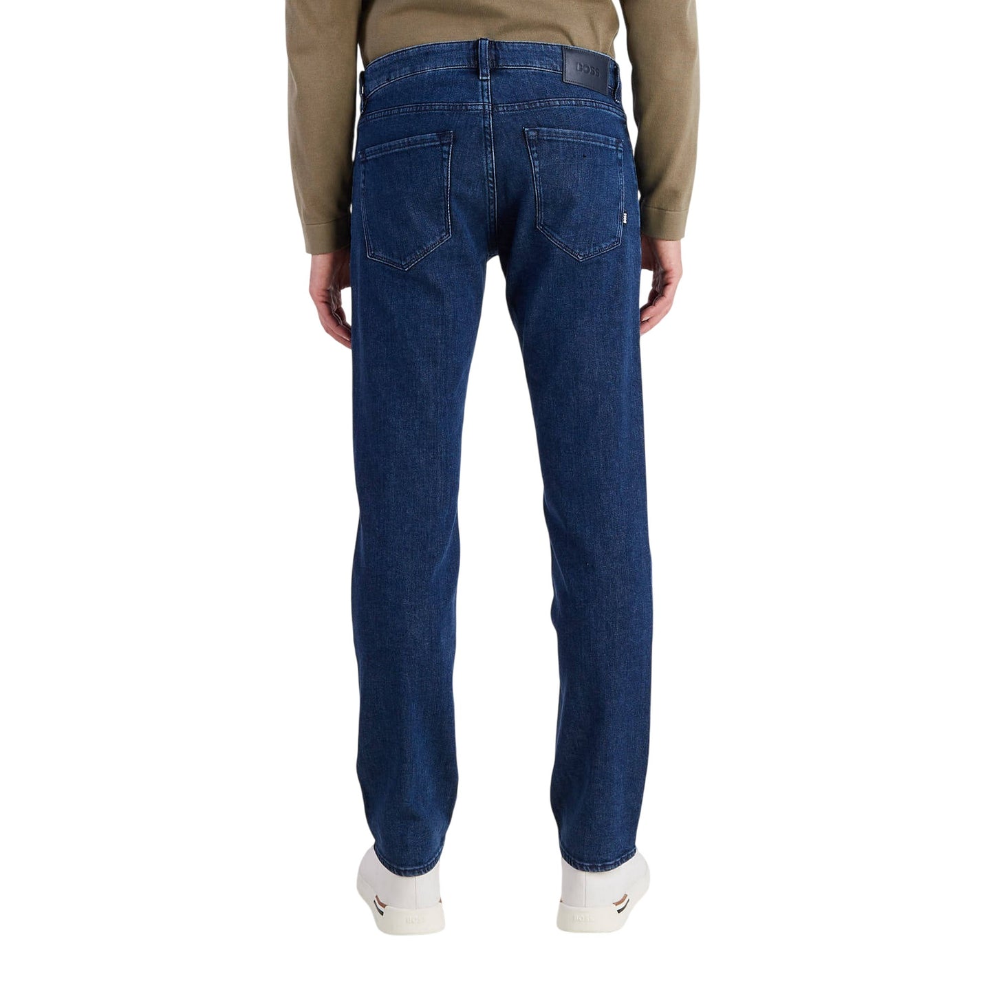 Bright Blue - Back - Boss Mens Maine3 Regular Jeans