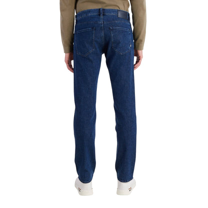 Bright Blue - Back - Boss Mens Maine3 Regular Jeans
