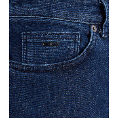 Bright Blue - Side - Boss Mens Maine3 Regular Jeans