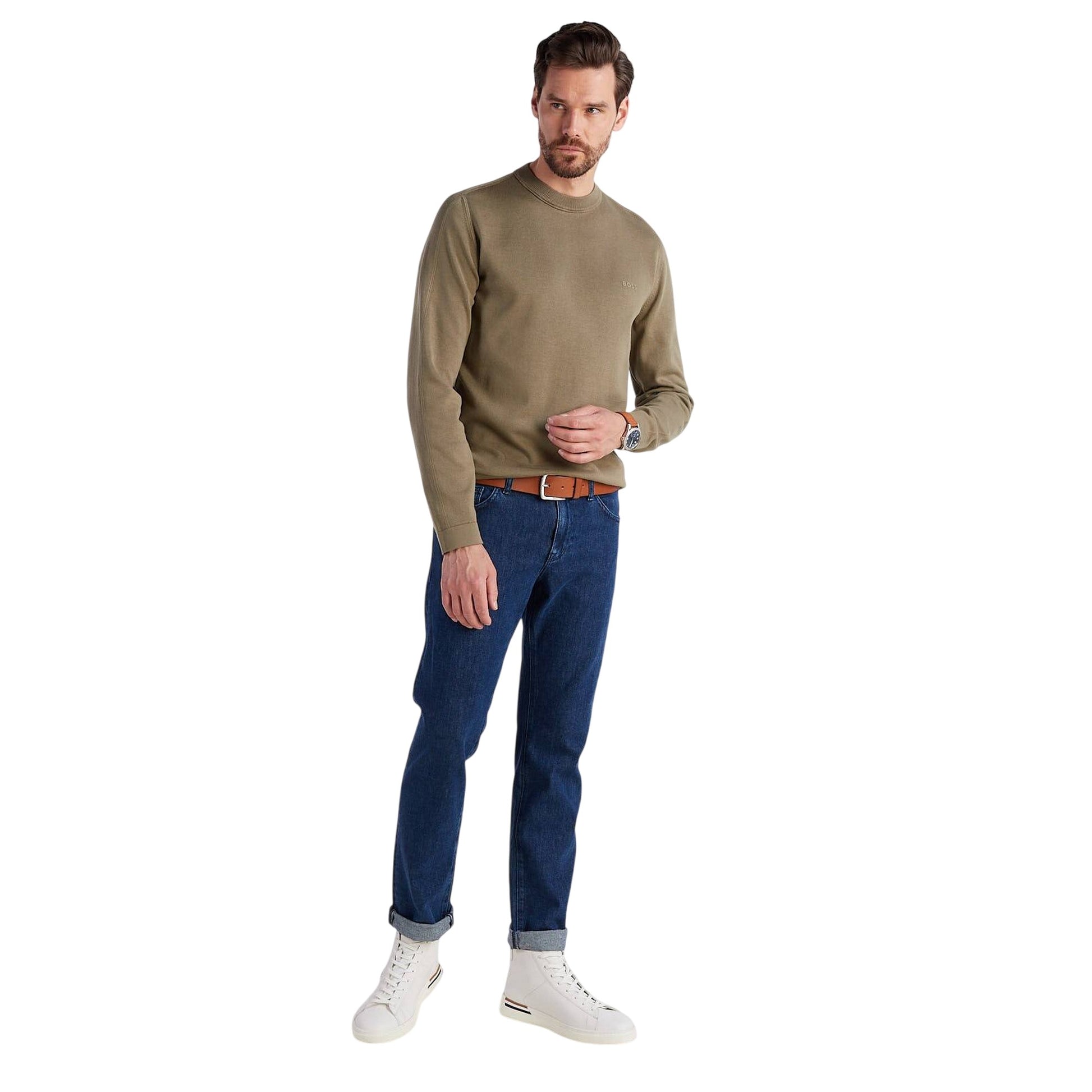 Bright Blue - Lifestyle - Boss Mens Maine3 Regular Jeans