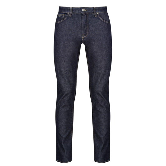 Navy - Front - Boss Mens Maine3 Regular Jeans