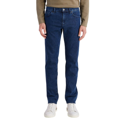 Bright Blue - Front - Boss Mens Maine3 Regular Jeans