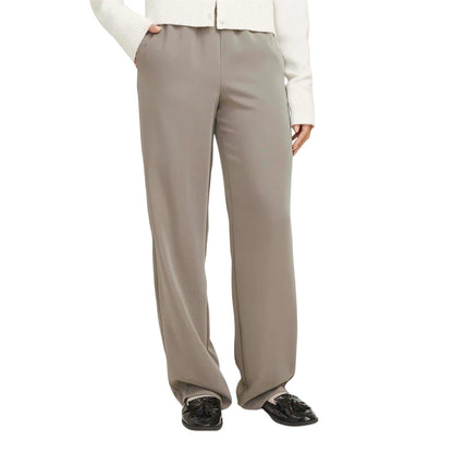 Brindle - Side - JJXX Womens-Ladies Poppy High Waist Casual Trousers