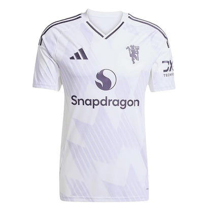 White - Front - Adidas Unisex Adult 25-26 Manchester United FC Away Jersey