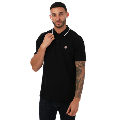 Black - Front - Ted Baker Mens Camdn Short-Sleeved Polo Shirt