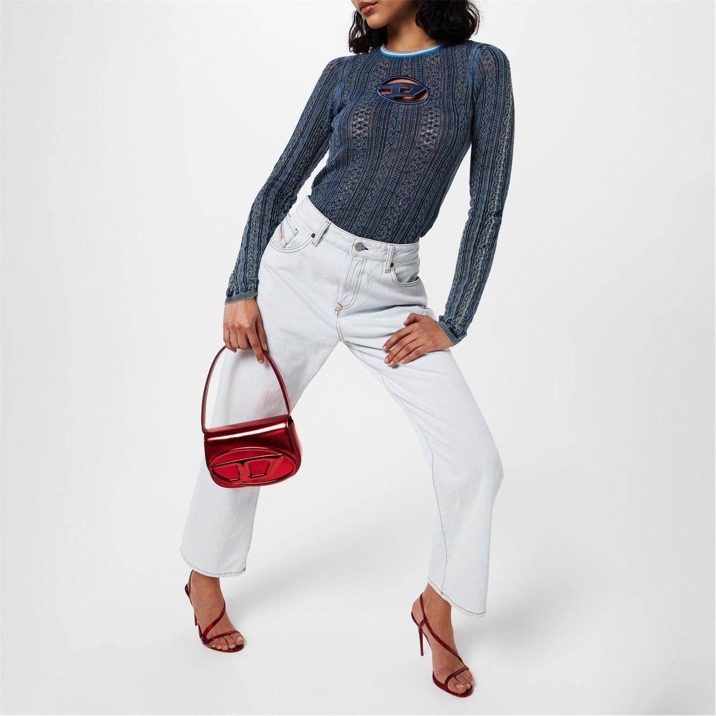 Light Wash - Lifestyle - Diesel Womens-Ladies 1999 Wide Leg Jeans