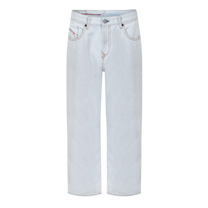 Light Wash - Front - Diesel Womens-Ladies 1999 Wide Leg Jeans