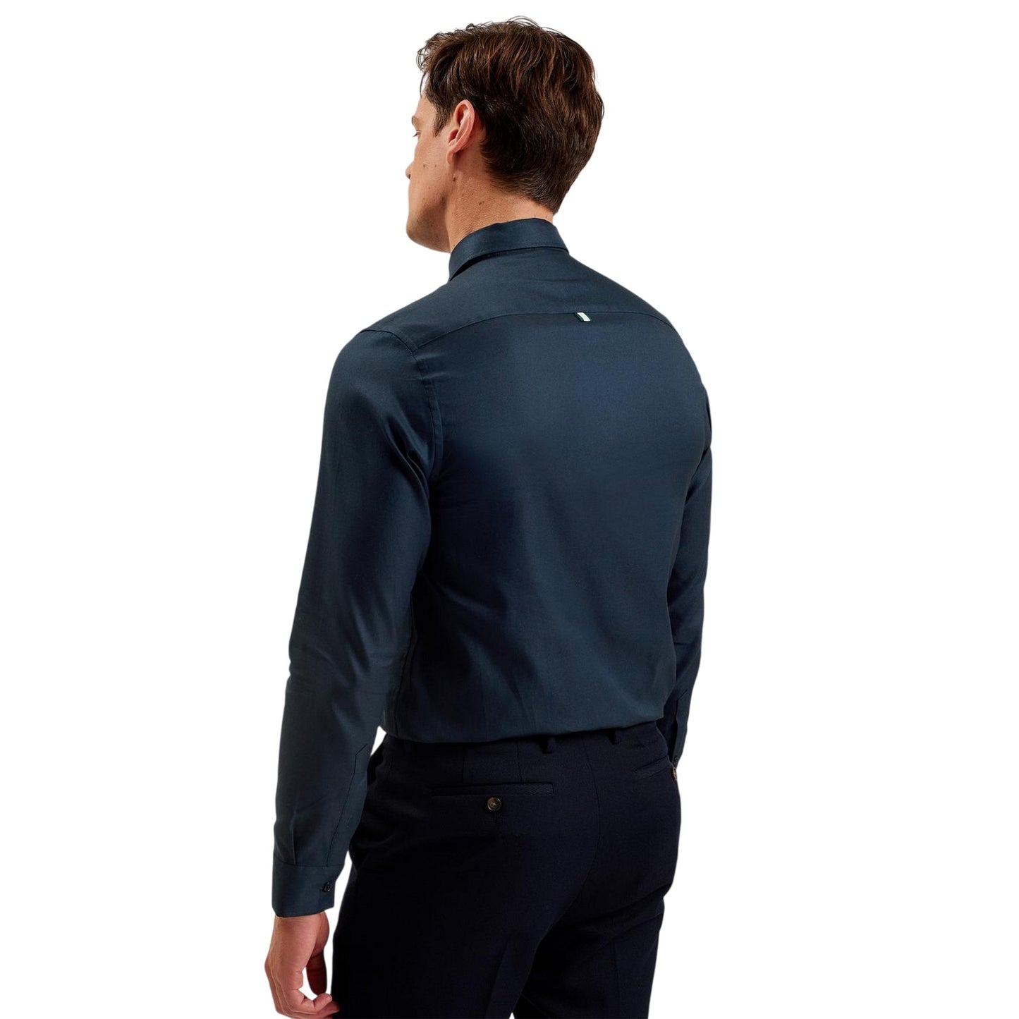 Navy - Back - Ted Baker Mens Allardo Oxford Shirt