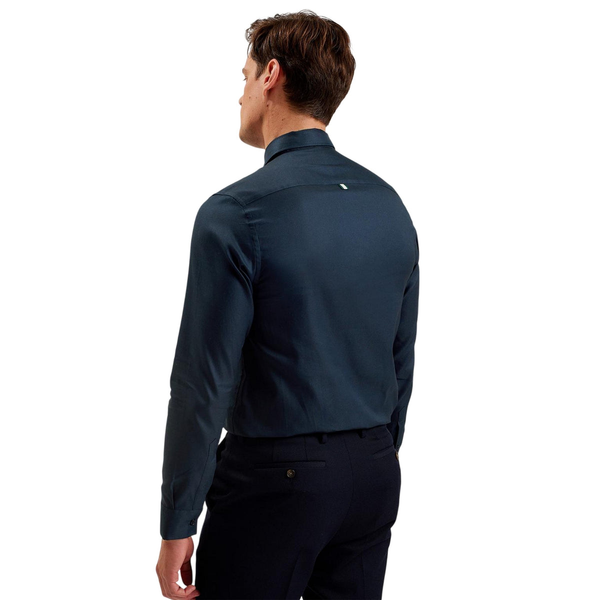 Navy - Back - Ted Baker Mens Allardo Oxford Shirt