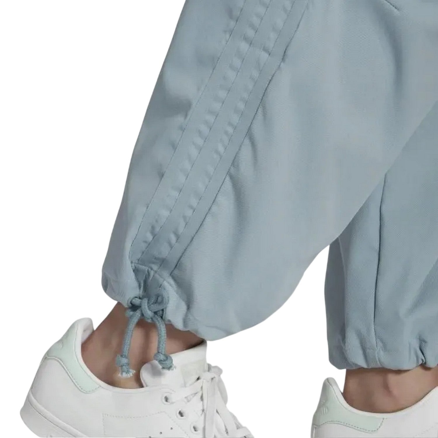 Grey - Side - Adidas Womens-Ladies Woven Tracksuit Bottoms
