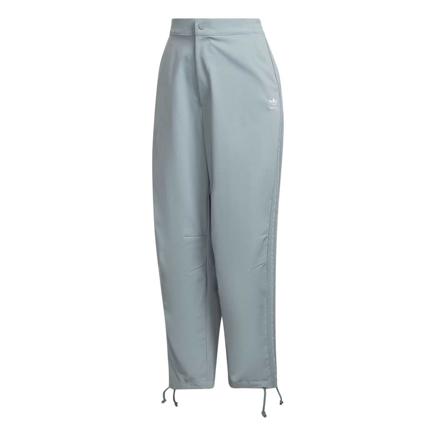 Grey - Front - Adidas Womens-Ladies Woven Tracksuit Bottoms
