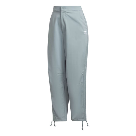 Grey - Front - Adidas Womens-Ladies Woven Tracksuit Bottoms
