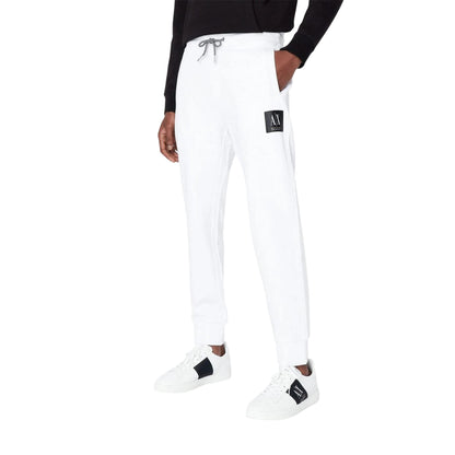 White - Side - Armani Exchange Mens Joggers