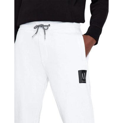 White - Lifestyle - Armani Exchange Mens Joggers