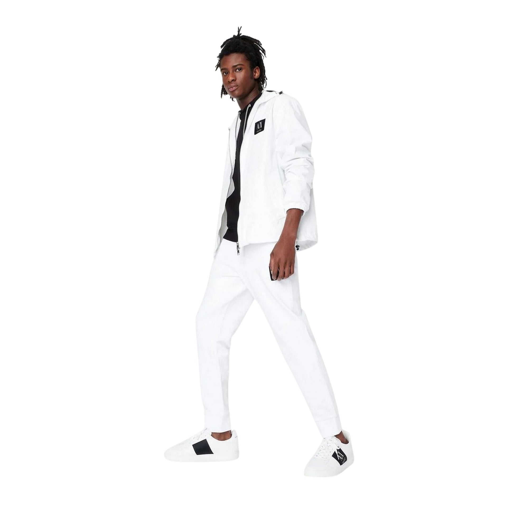 White - Pack Shot - Armani Exchange Mens Joggers