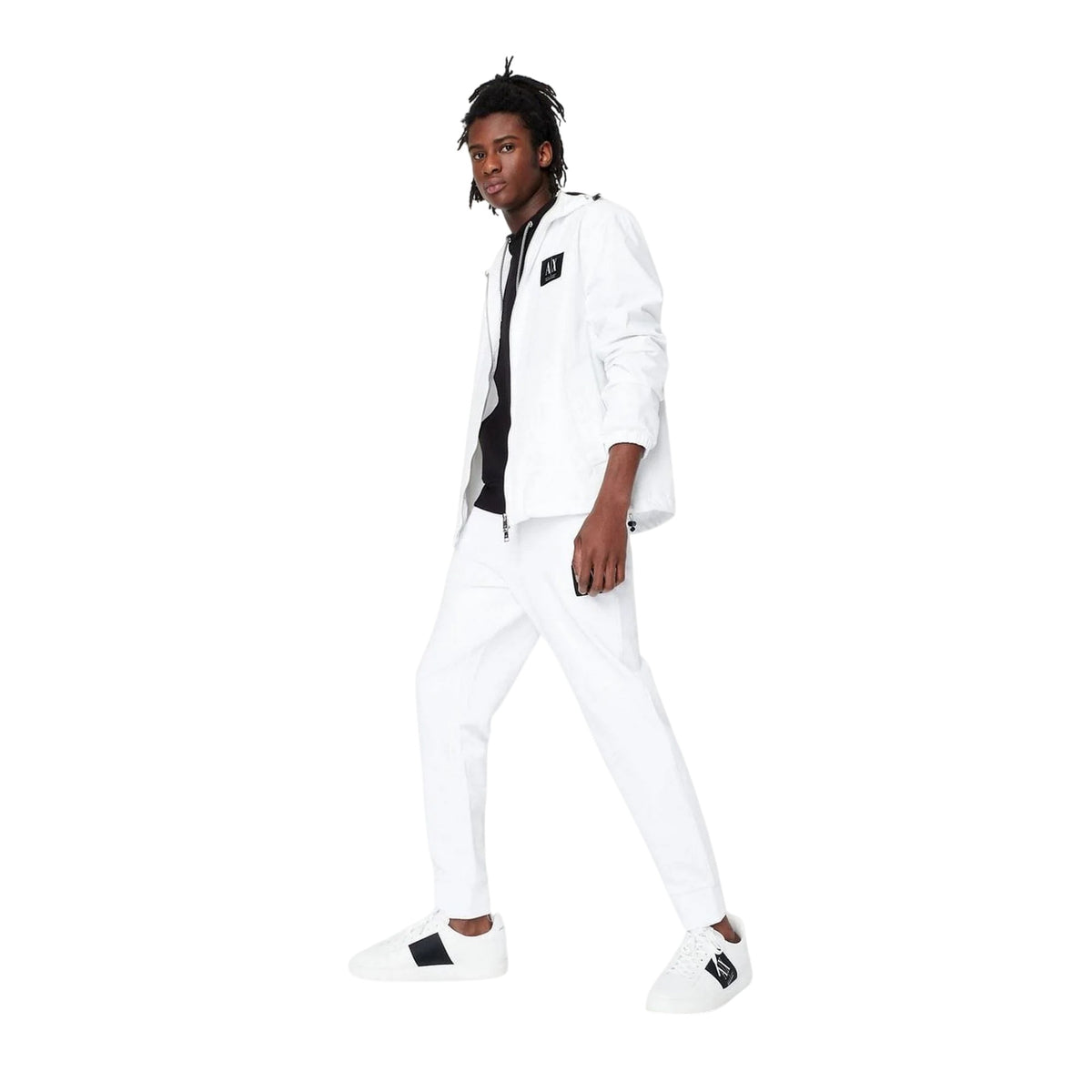 White - Pack Shot - Armani Exchange Mens Joggers