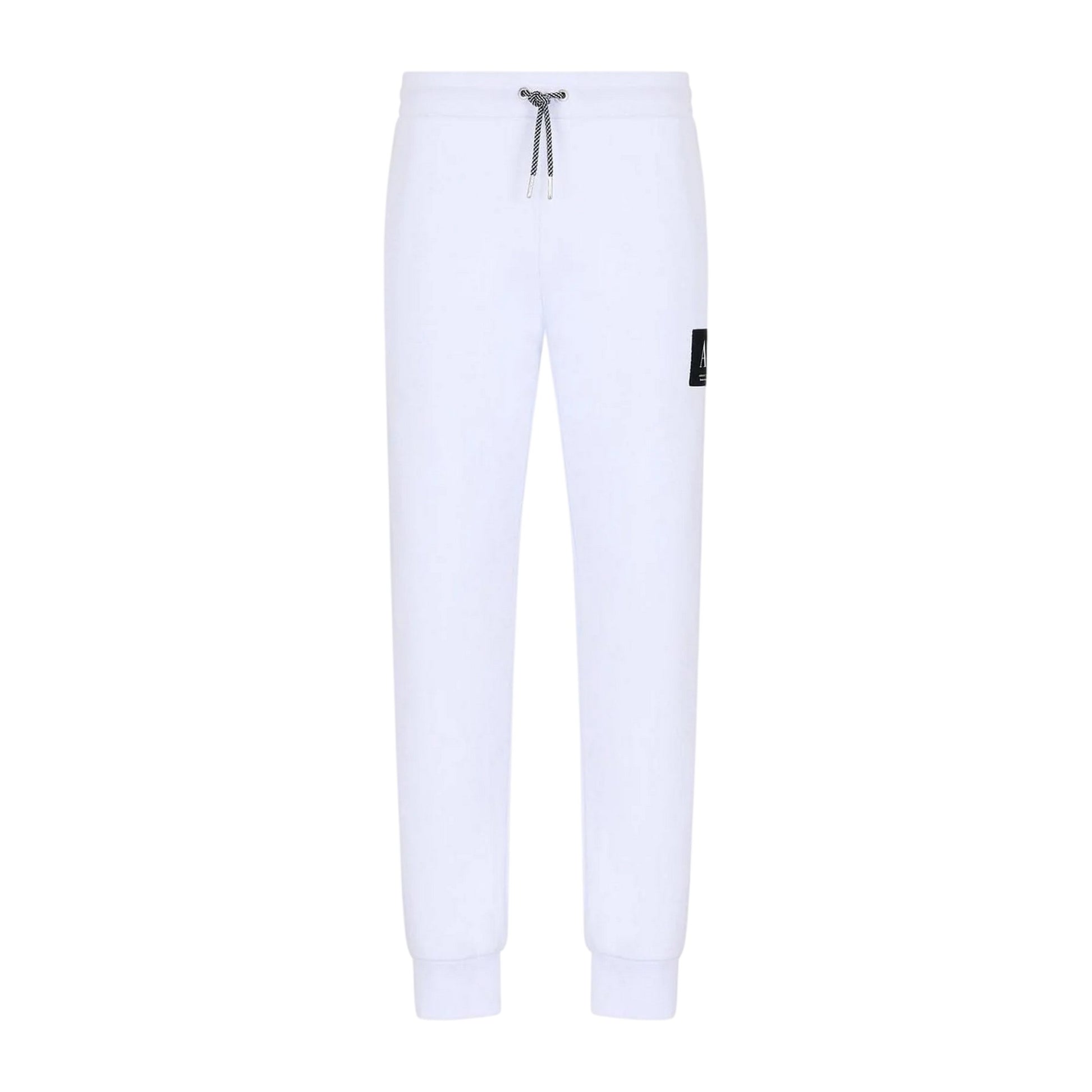 White - Front - Armani Exchange Mens Joggers