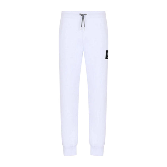 White - Front - Armani Exchange Mens Joggers