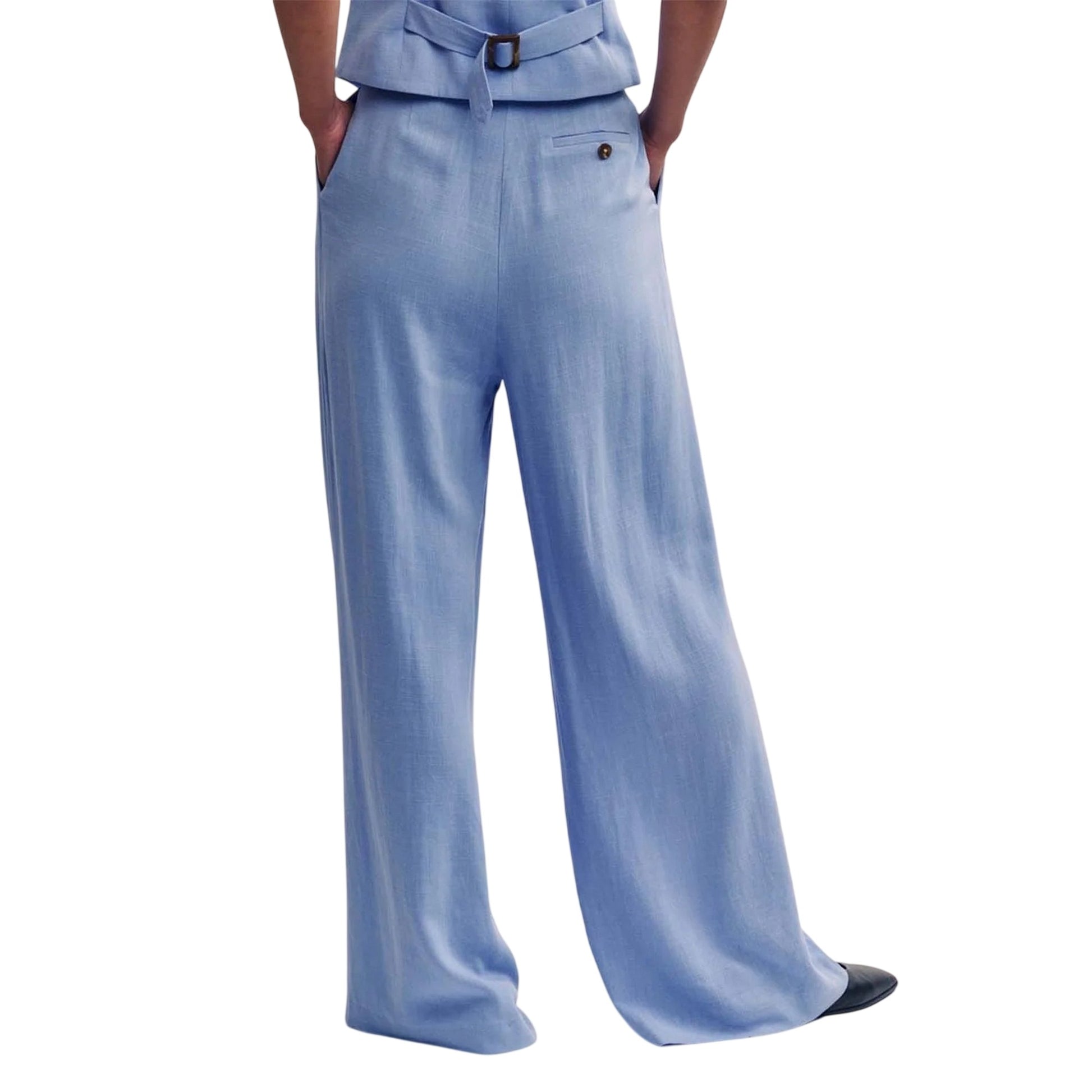 Blue - Back - Nobody´s Child Womens-Ladies Tailored Trousers