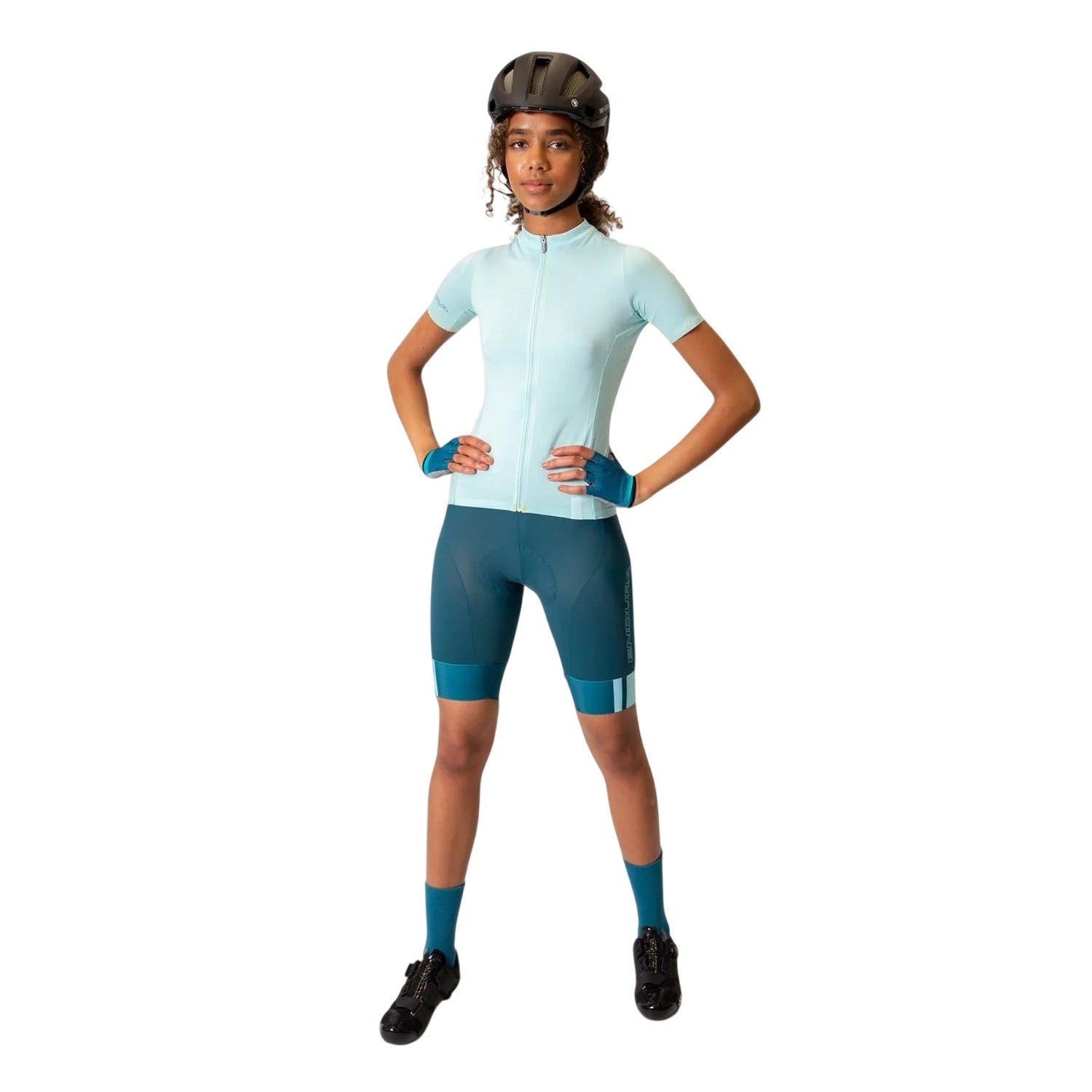 Glacier Blue - Lifestyle - Endura Womens-Ladies Full Zip Raglan Jersey