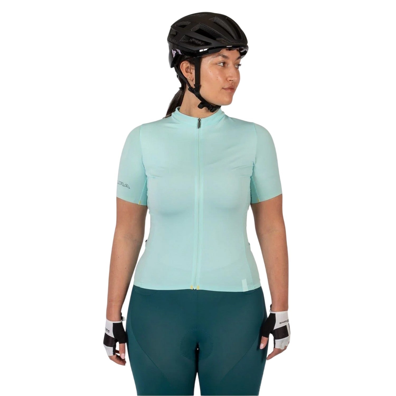 Glacier Blue - Front - Endura Womens-Ladies Full Zip Raglan Jersey